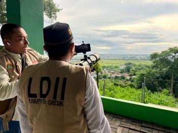 Tim Rukyatul Hilal DPD LDII Gresik Laksanakan Pengamatan Penentuan 1 Ramadhan 1447 H di Bukit Condro